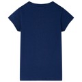 T-shirt para Criança com Estampa de Cães Azul-marinho 116