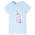 T-shirt de Criança Azul-suave 116