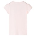 T-shirt de Criança Rosa-suave 104