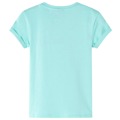 T-shirt Infantil com Estampa de Fruta Colorida Menta-claro 92