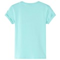 T-shirt Infantil com Estampa de Fruta Colorida Menta-claro 104
