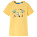 T-shirt Infantil Estampa de Macaco Ocre-claro 140