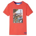 T-shirt para Criança Vermelho-claro 128