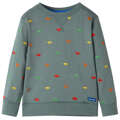 Sweatshirt para Criança Cor Caqui 128