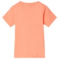 T-shirt para Criança Laranja-néon 104