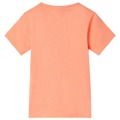 T-shirt para Criança Laranja-néon 140