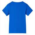 T-shirt Infantil Azul Brilhante 128