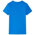 T-shirt Infantil com Estampa de Gelado Azul Brilhante 116