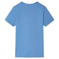 T-shirt Infantil com Mangas Curtas Azul-médio 104