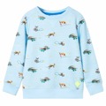 Sweatshirt para Criança Azul-claro Mesclado 104