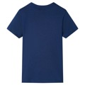 T-shirt de Manga Curta para Criança Azul-escuro 116