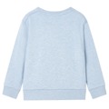 Sweatshirt para Criança Azul-suave Mesclado 104