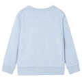 Sweatshirt para Criança Azul-suave Mesclado 128