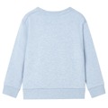 Sweatshirt para Criança Azul-suave Mesclado 140