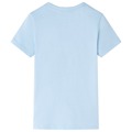 T-shirt para Criança com Estampa de Autocarro Azul-claro 92
