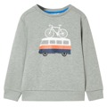 Sweatshirt para Criança Cor Caqui-claro Mesclado 116