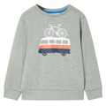 Sweatshirt para Criança Cor Caqui-claro Mesclado 128
