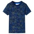 T-shirt Infantil Azul-escuro 104