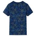 T-shirt Infantil Azul-escuro 128