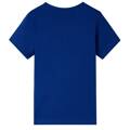 T-shirt de Manga Curta para Criança Azul-escuro 92