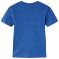 T-shirt para Criança C/ Estampa de Dinossauro Azul-escuro Mesclado 92