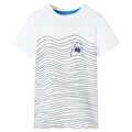 T-shirt para Criança com Estampa de Tubarão Cor Cru 92
