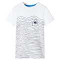 T-shirt para Criança com Estampa de Tubarão Cor Cru 104