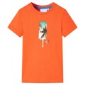 T-shirt de Criança Laranja-escuro 92