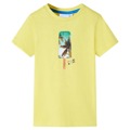 T-shirt Infantil com Estampa de Gelado Amarelo 92