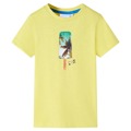 T-shirt Infantil com Estampa de Gelado Amarelo 128