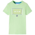T-shirt Infantil Design Baliza de Futebol Verde-lima 92