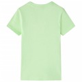 T-shirt Infantil Design Baliza de Futebol Verde-lima 92