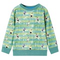 Sweatshirt para Criança Verde-claro Mesclado 140