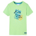 T-shirt de Criança Verde Néon 104