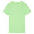 T-shirt de Criança Verde Néon 128