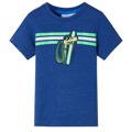 T-shirt para Criança Azul-escuro Mesclado 140