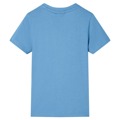 T-shirt de Criança Azul Médio 140
