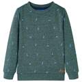 Sweatshirt para Criança C/ Estampa de Cão Verde-escuro Mesclado 92