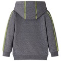Sweatshirt para Criança com Capuz e Fecho Cinzento Mesclado 104