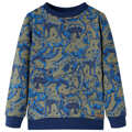 Sweatshirt para Criança C/ Estampa de Guaxinim Cor Caqui 140