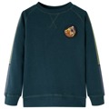 Sweatshirt para Criança Verde-musgo 92