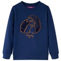Sweatshirt para Criança C/ Design de Ouriço Azul-marinho 92