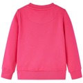 Sweatshirt para Criança com Pavão de Lantejoulas Rosa-brilhante 128