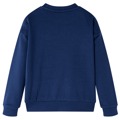 Sweatshirt para Criança com Estampa de Flores Azul-marinho 116
