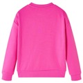 Sweatshirt para Criança com Estampa de Flores Rosa-escuro 140