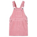Vestido com Peitilho para Criança Bombazina Rosa-claro 116