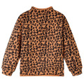 Sweatshirt de Criança com Estampa de Leopardo Conhaque-claro 116