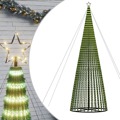 Iluminação P/ árvore de Natal Cone 1544 LED 500cm Branco Quente