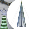 árvore de Natal Luminosa em Cone 1544 Luzes LED 500 cm Azul