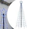 Iluminação P/ árvore de Natal C/ Estacas 220 Leds 180 cm Azul